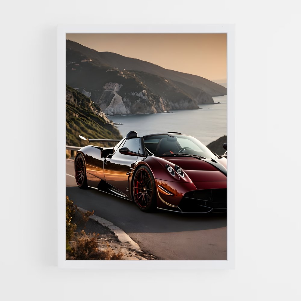 ap-huayra bc roadster-1 cadre Blanc