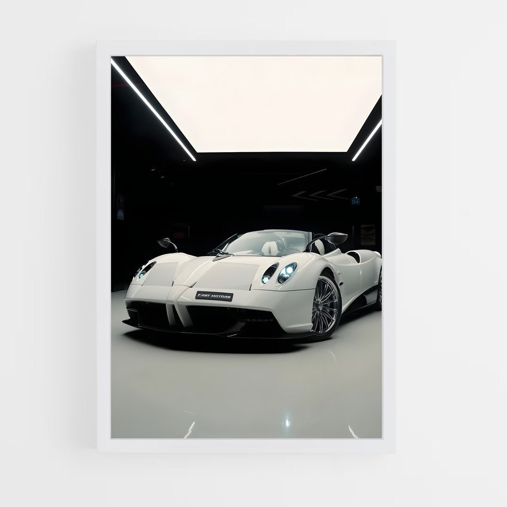 ap-huayra roadster-3 cadre Blanc