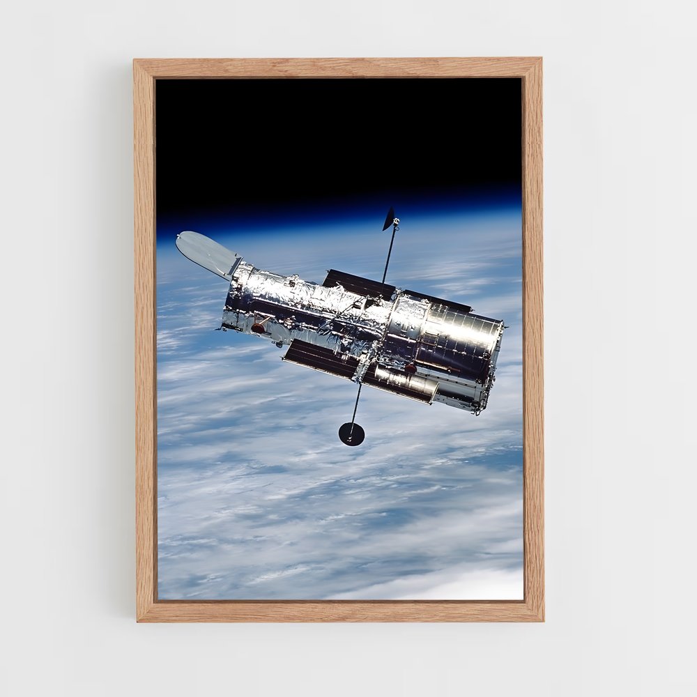 ap-hubble space telescope-5 cadre Bois clair