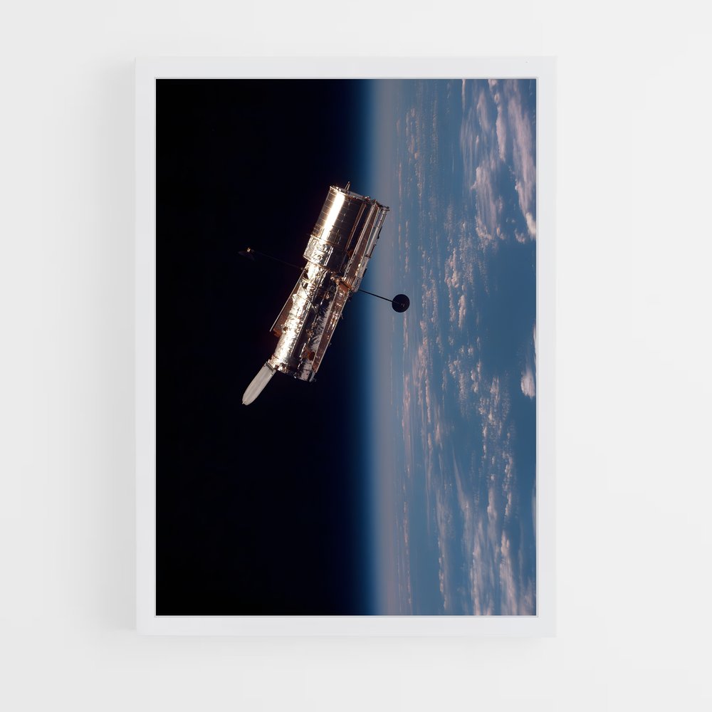 ap-hubble telescope-6 cadre Blanc