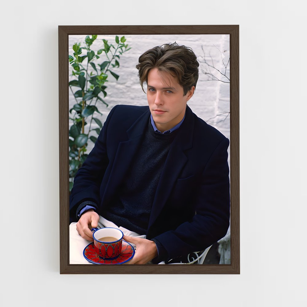 ap-hugh grant-4 cadre Bois foncé