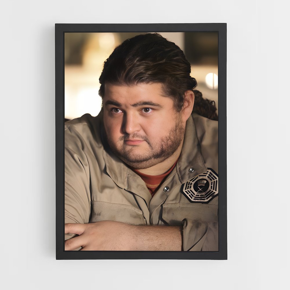 ap-hugo hurley reyes-1 cadre Noir