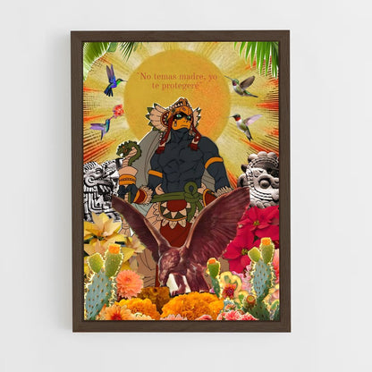 ap-huitzilopochtli-3 cadre Bois foncé