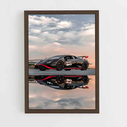 ap-huracan sto-6 cadre Bois foncé