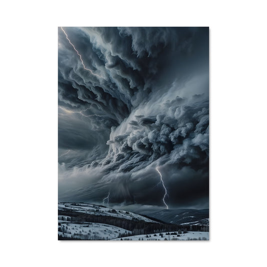 Poster Tempête Enneigée