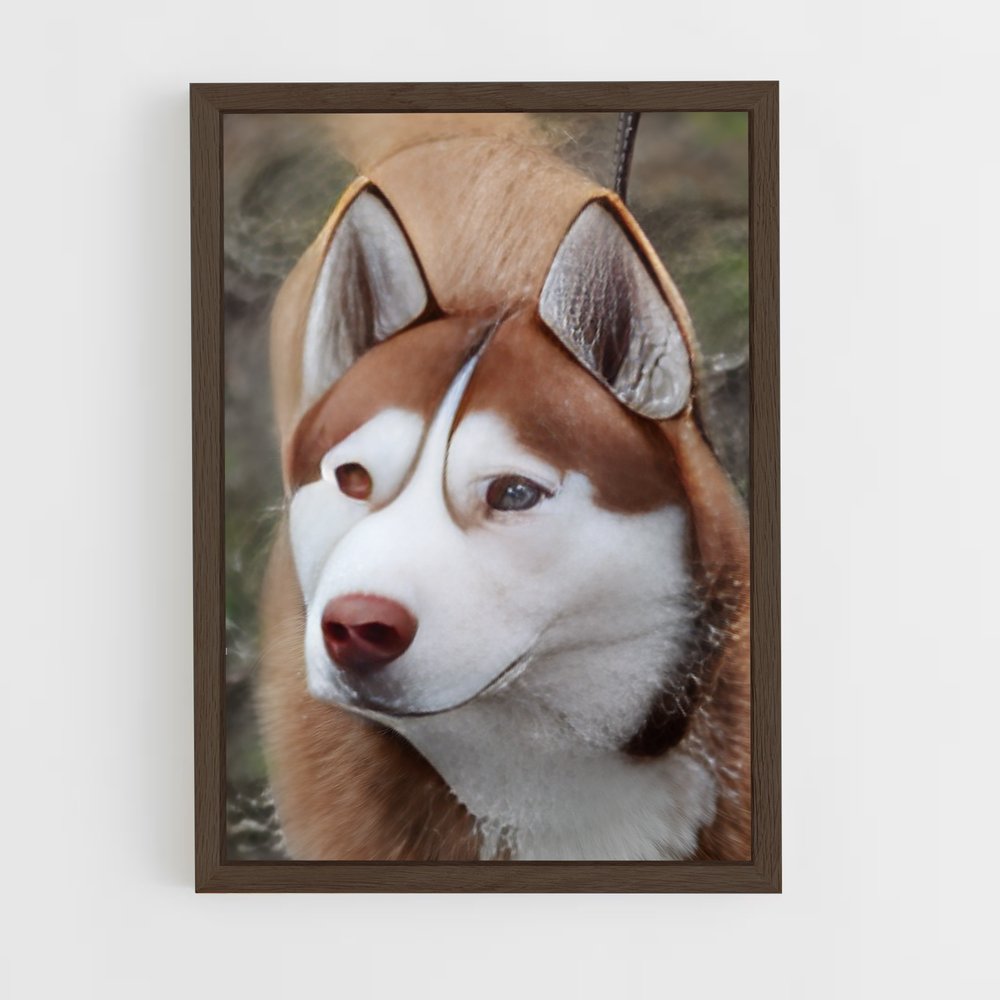 ap-husky-5 cadre Bois foncé
