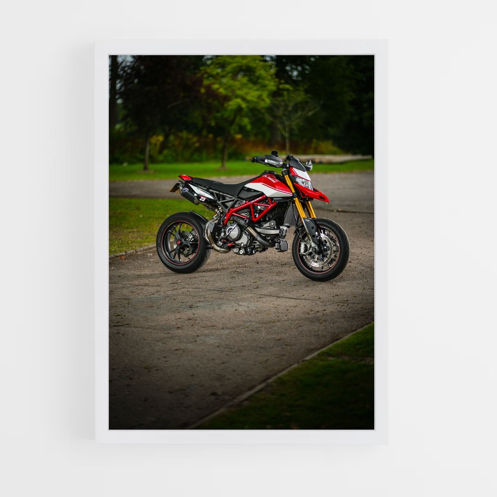 ap-hypermotard-4 cadre Blanc