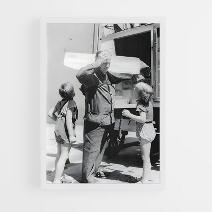 ap-ice delivery man-4 cadre Blanc