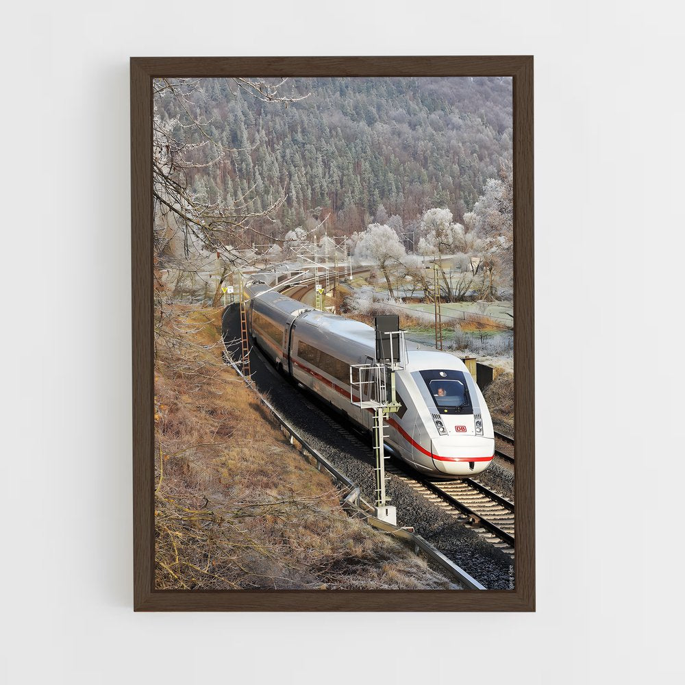 ap-ice deutsche bahn-6 cadre Bois foncé
