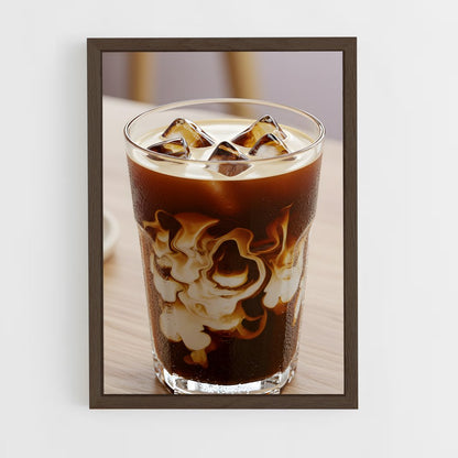 ap-iced coffee-2 cadre Bois foncé