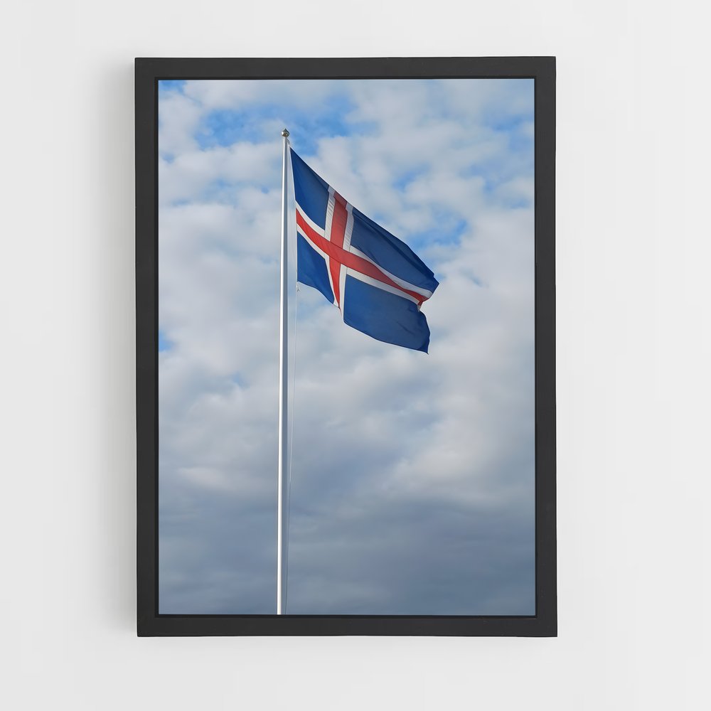 ap-iceland flag-1 cadre Noir