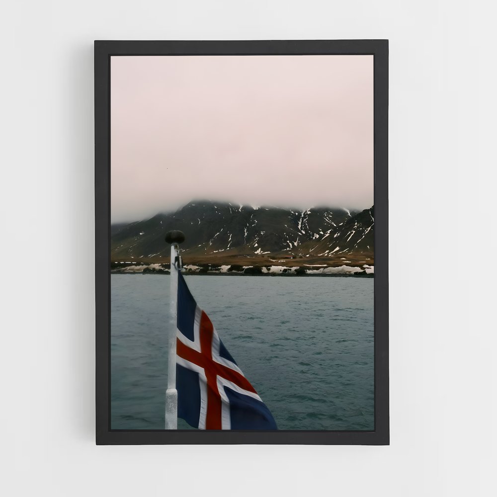 ap-iceland flag-2 cadre Noir