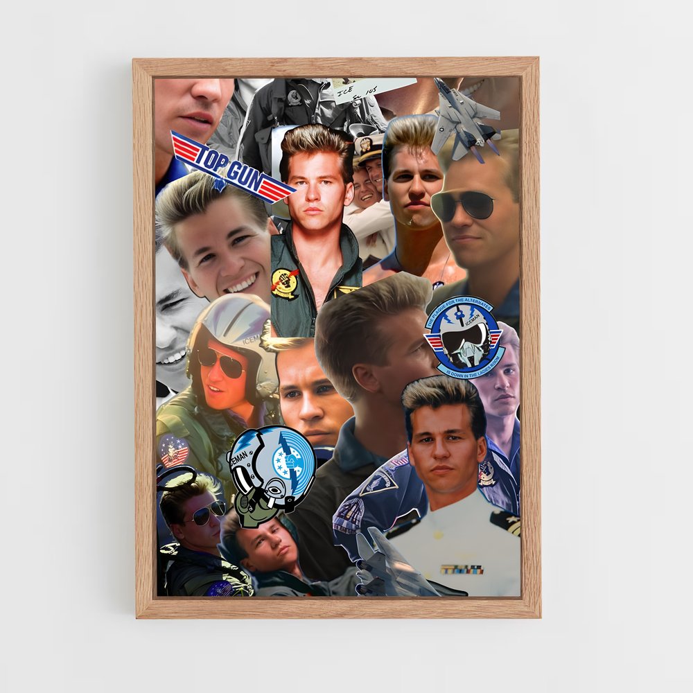 ap-iceman top gun-1 cadre Bois clair