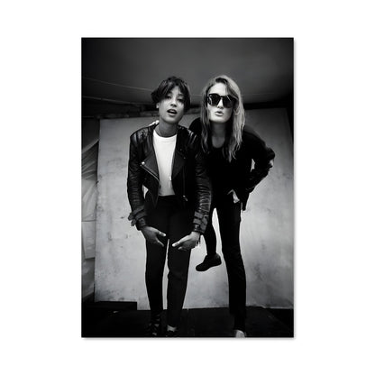 Poster Glamour en Noir et Blanc