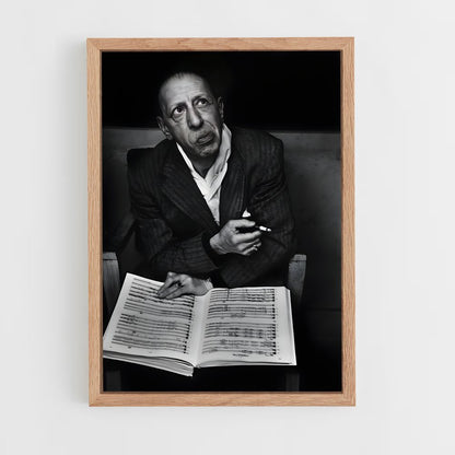 ap-igor stravinsky-3 cadre Bois clair
