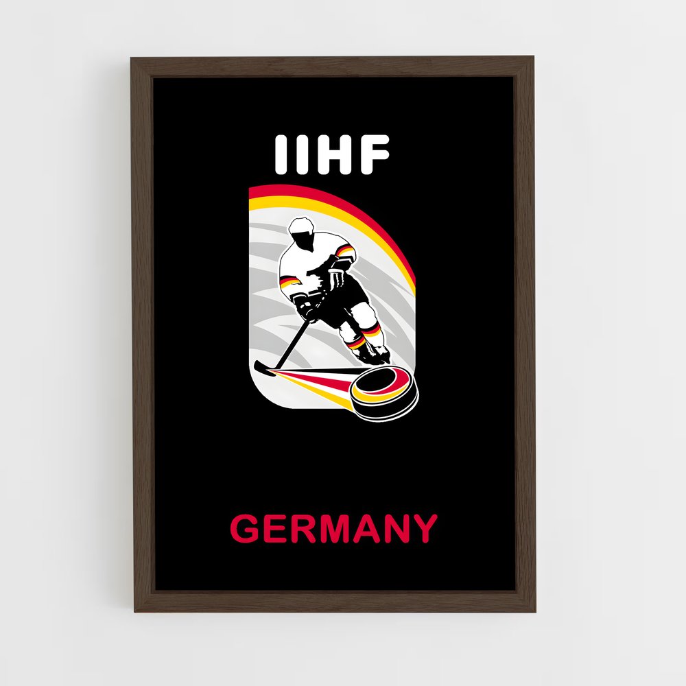 ap-iihf world championship-2 cadre Bois foncé
