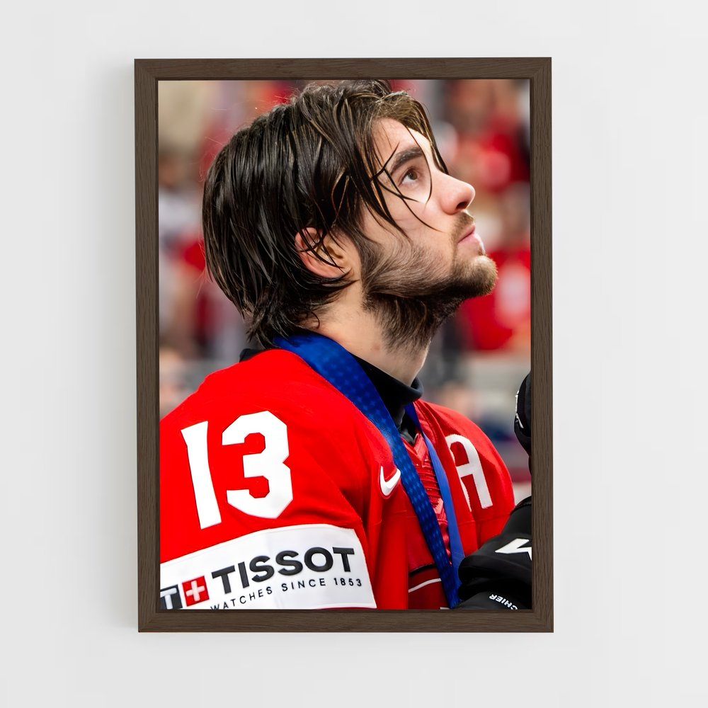 ap-iihf world championship-6 cadre Bois foncé