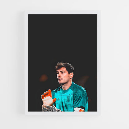 ap-iker casillas-9 cadre Blanc