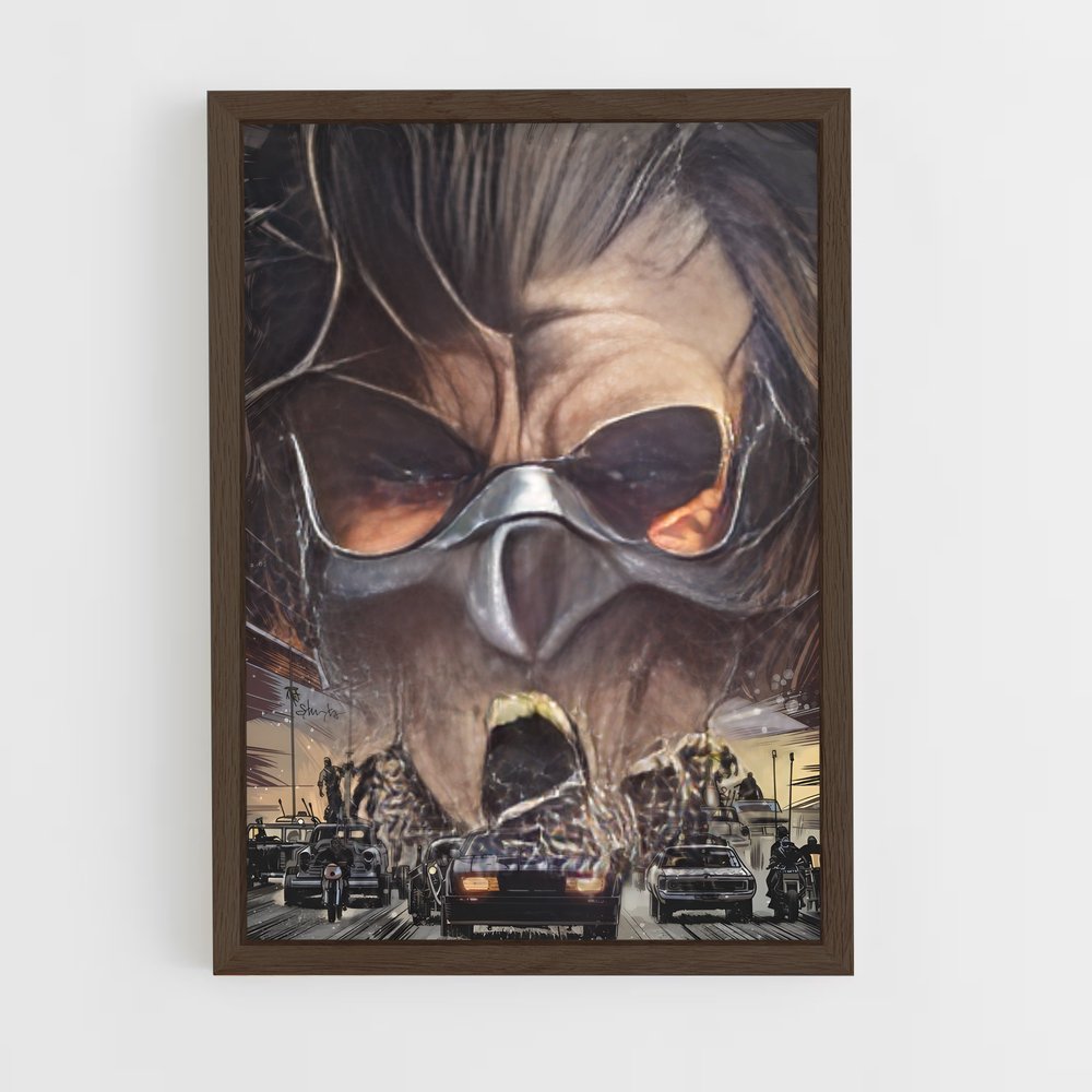 ap-immortan joe-1 cadre Bois foncé