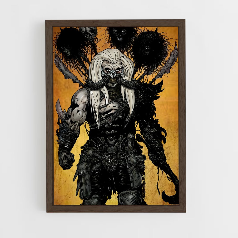 ap-immortan joe-3 cadre Bois foncé