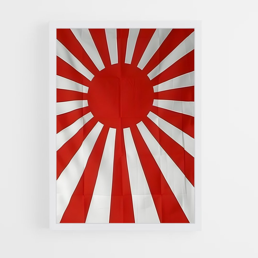 ap-imperial japan flag-1 cadre Blanc