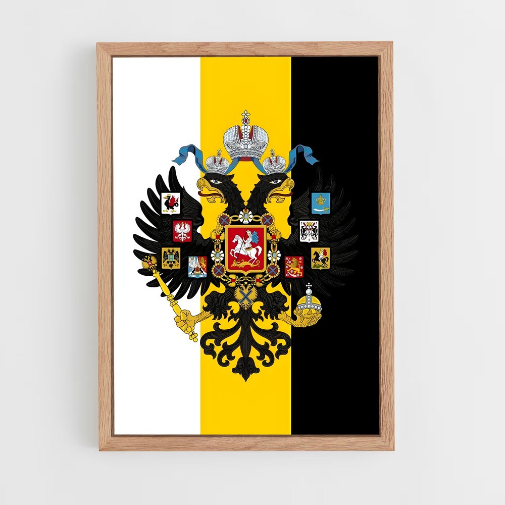 ap-imperial russia flag-1 cadre Bois clair