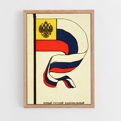 ap-imperial russia flag-3 cadre Bois clair