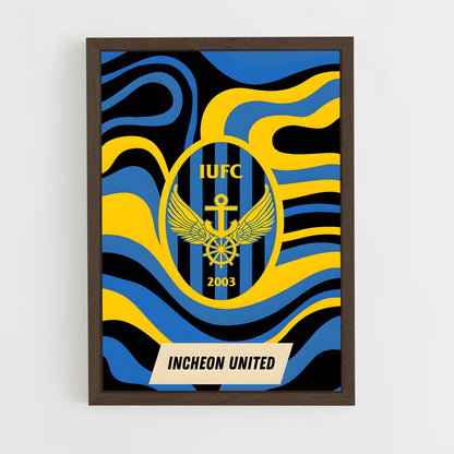 ap-incheon united fc-1 cadre Bois foncé