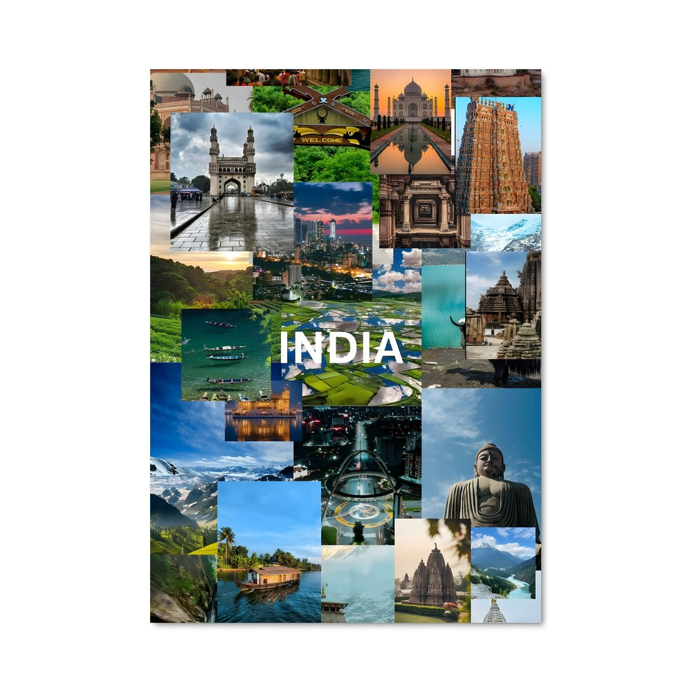 Poster Couleurs de l'Inde