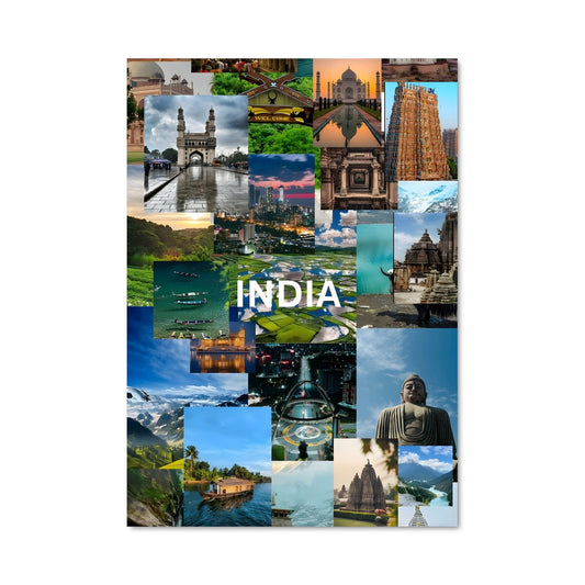 Poster Couleurs de l'Inde