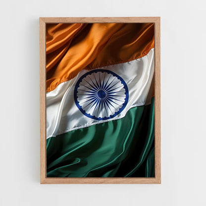 ap-india flag-1 cadre Bois clair
