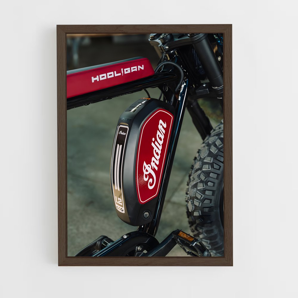 ap-indian motorcycle-2 cadre Bois foncé