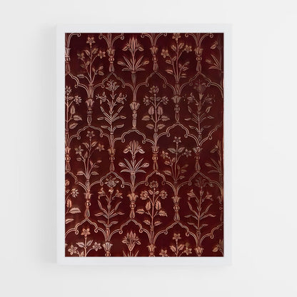 ap-indian patterns-3 cadre Blanc