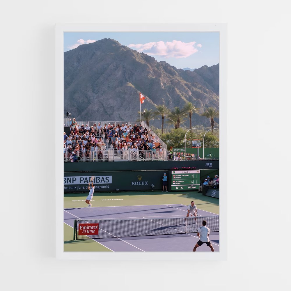 ap-indian wells tennis-1 cadre Blanc