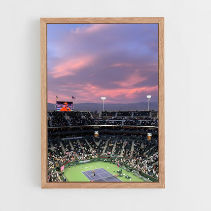 ap-indian wells tennis-4 cadre Bois clair