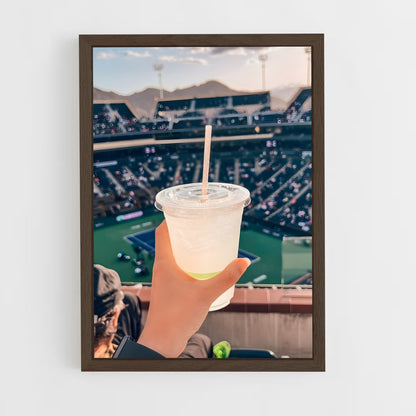 ap-indian wells tennis-5 cadre Bois foncé