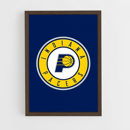 ap-indiana pacers-1 cadre Bois foncé