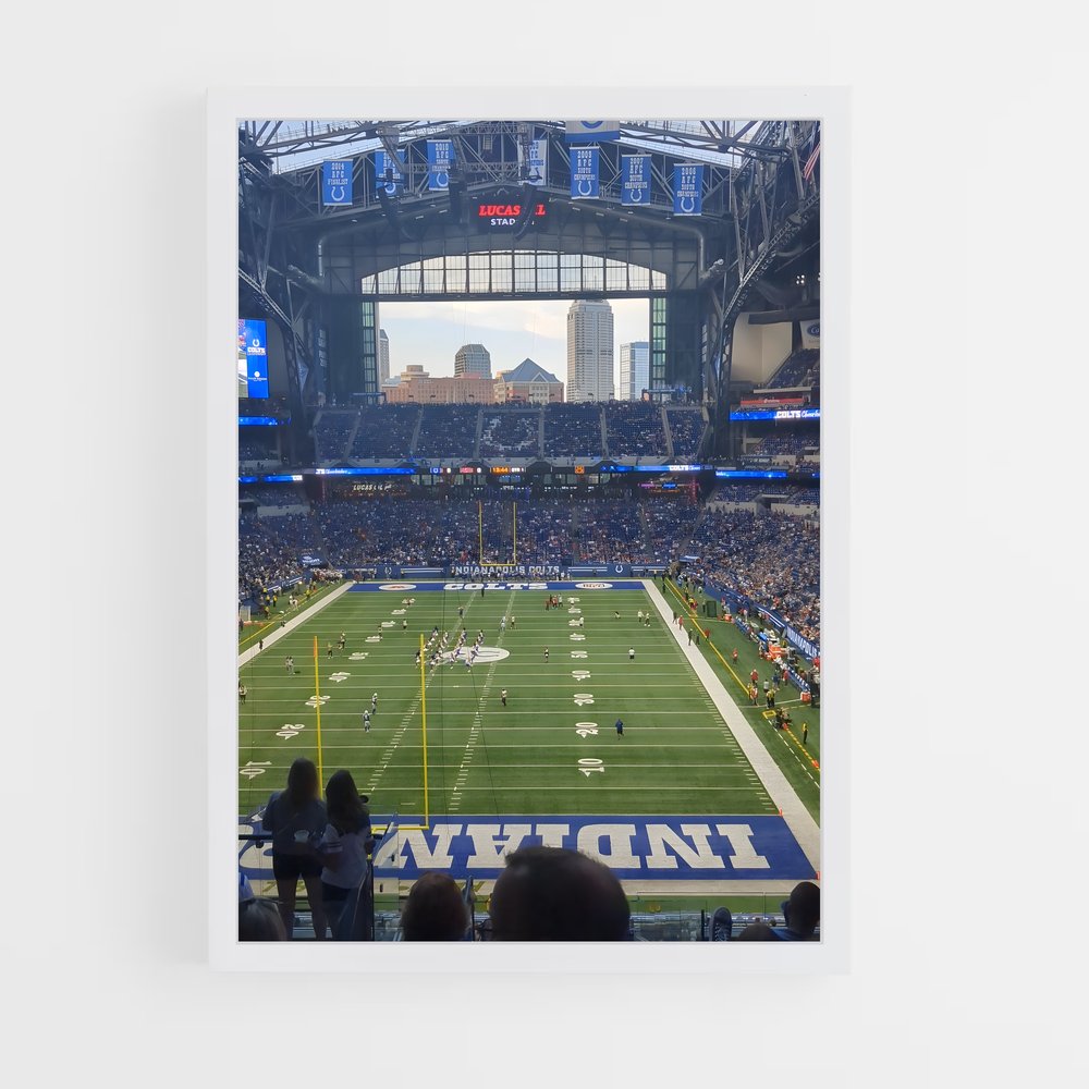 ap-indianapolis colts-1 cadre Blanc