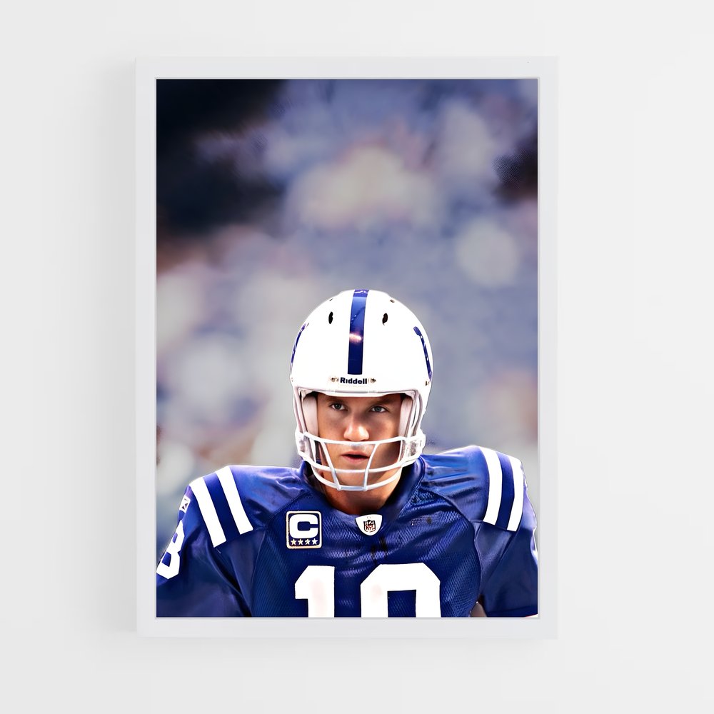 ap-indianapolis colts-7 cadre Blanc