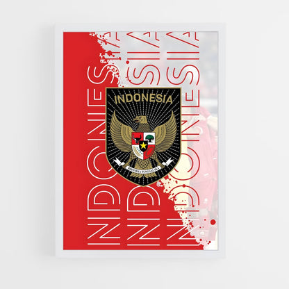 ap-indonesia national football team-6 cadre Blanc