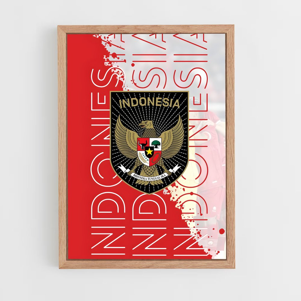 ap-indonesia national football team-6 cadre Bois clair