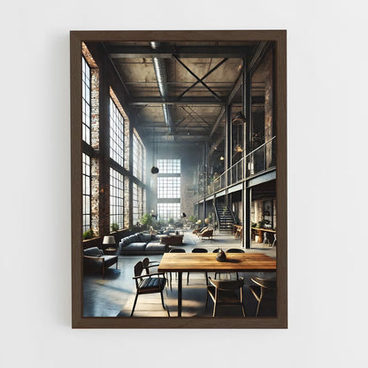ap-industrial architecture-2 cadre Bois foncé
