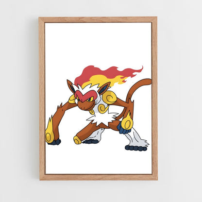 ap-infernape-4 cadre Bois clair