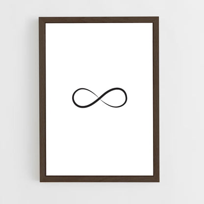 ap-infinity symbol-1 cadre Bois foncé