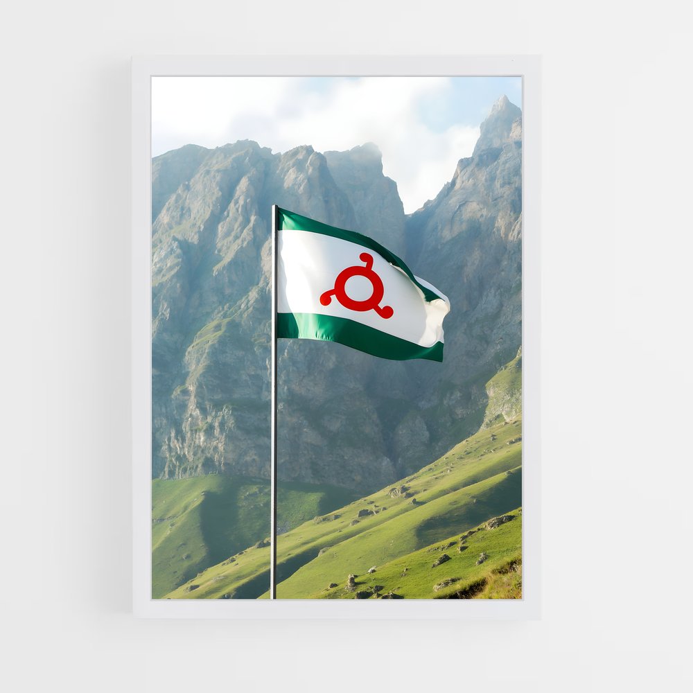 ap-ingushetia flag-1 cadre Blanc