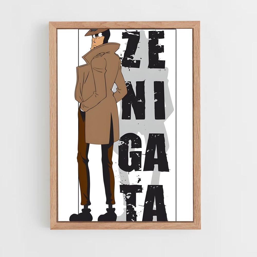 ap-inspector zenigata-1 cadre Bois clair