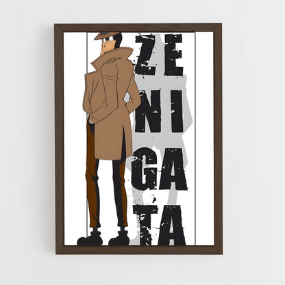 ap-inspector zenigata-1 cadre Bois foncé