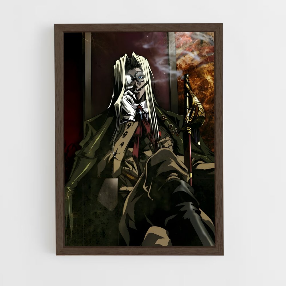 ap-integra hellsing-1 cadre Bois foncé