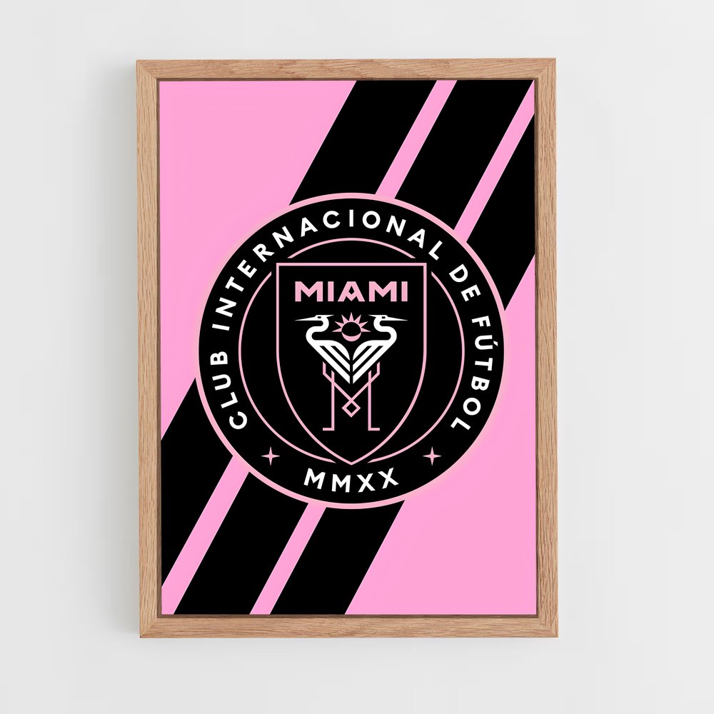 ap-inter miami cf-1 cadre Bois clair