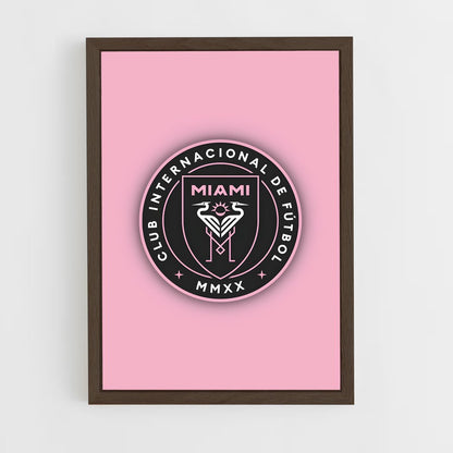 ap-inter miami cf-11 cadre Bois foncé
